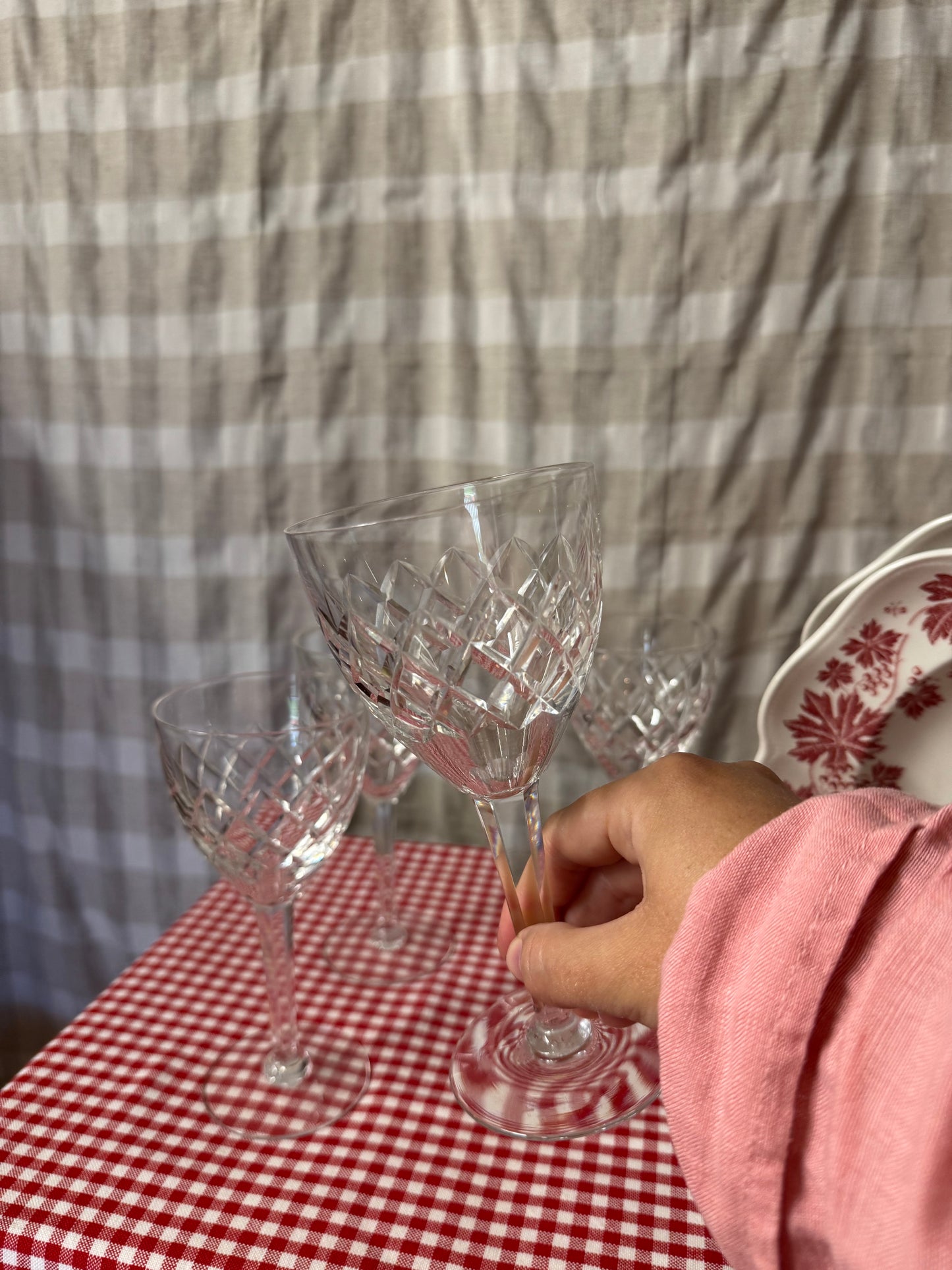 Kosta Boda rödvinsglas ”Bror”, 4st