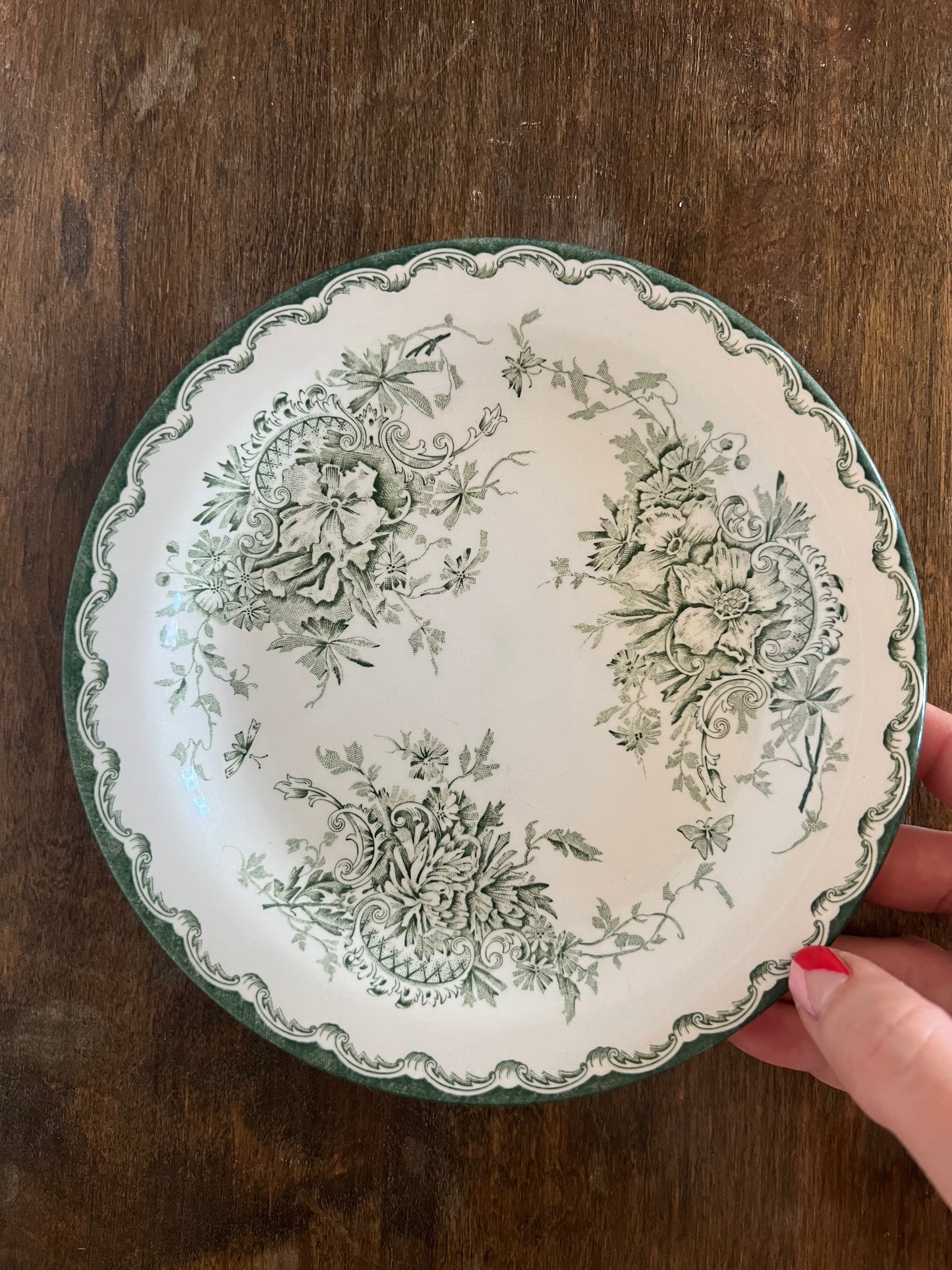 2st Grön Anna assietter