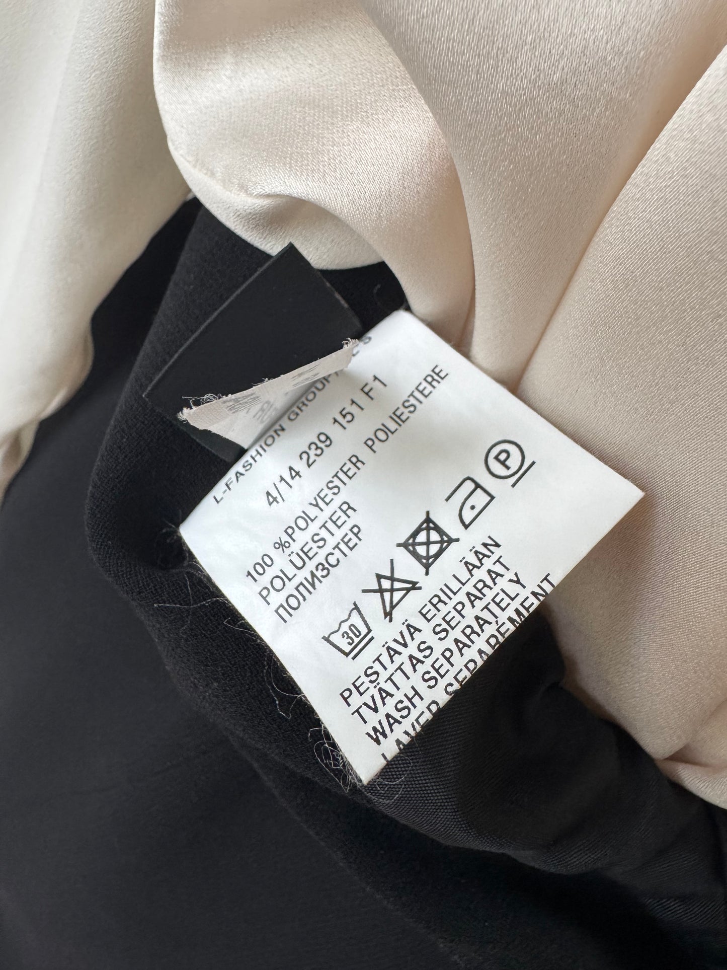 Svart mermaid långkjol