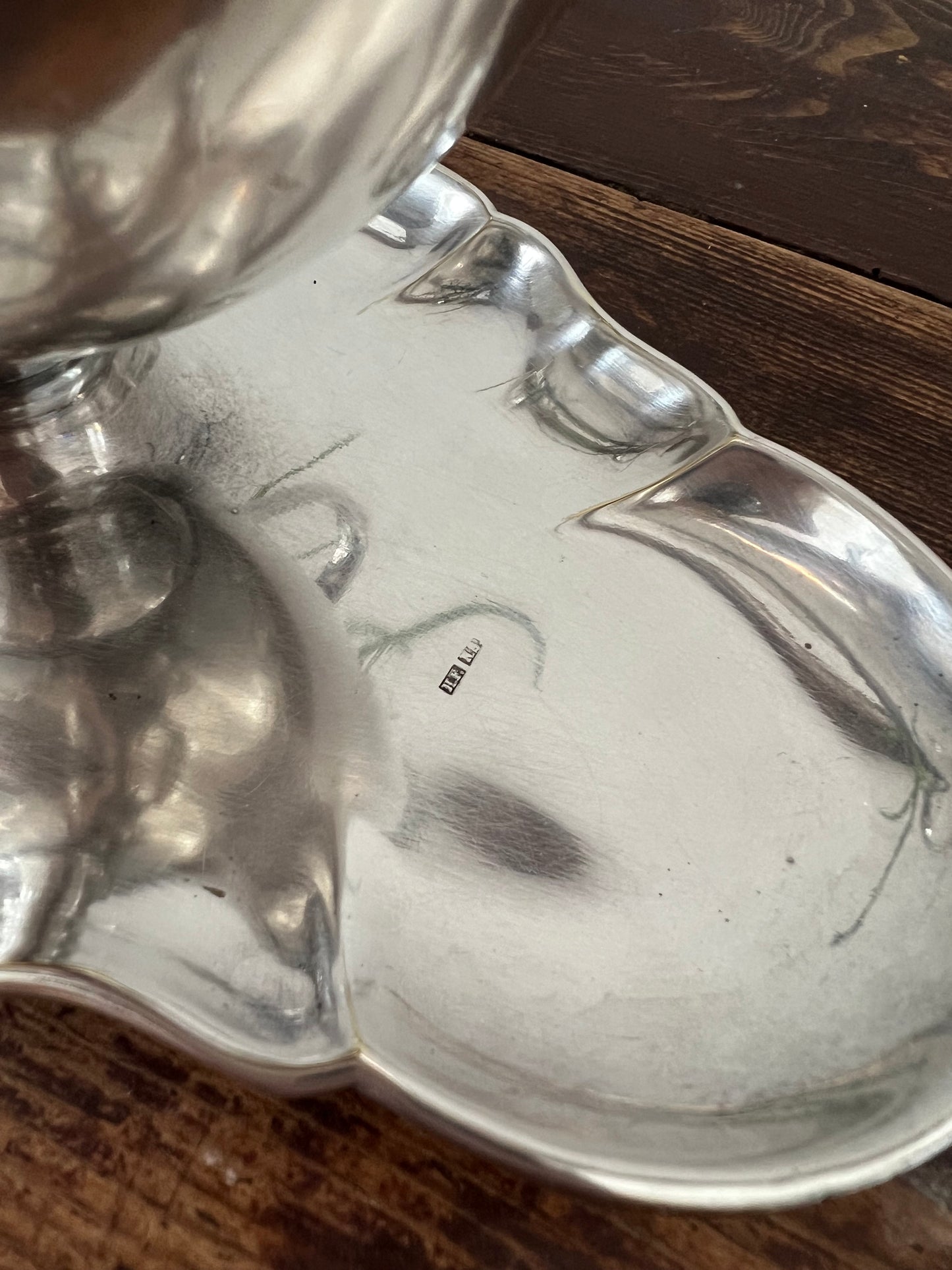 Såssnipa med hänklar i nysilver