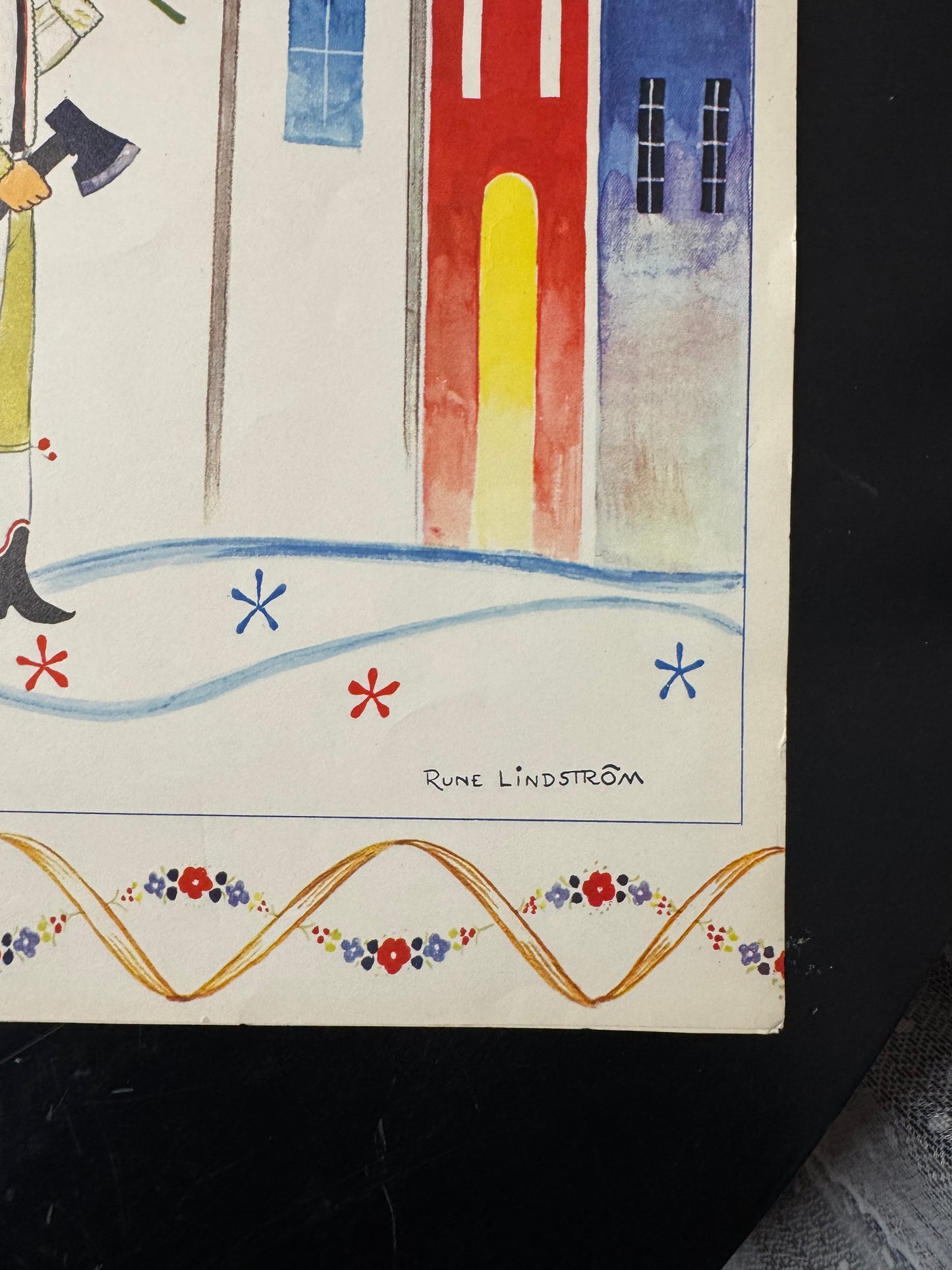 Bonad i papper ADVENT av Rune Lindström