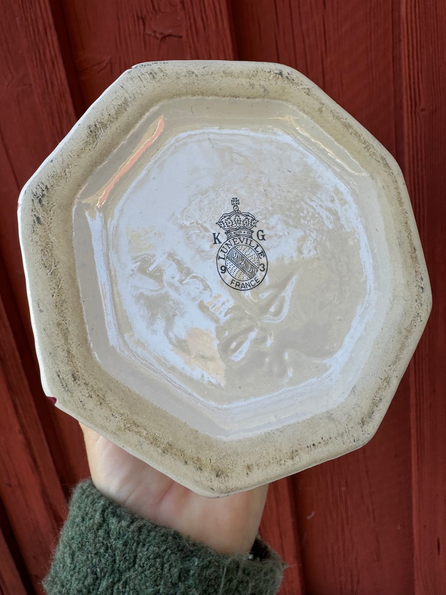 Fransk hög vas LUNEVILLE