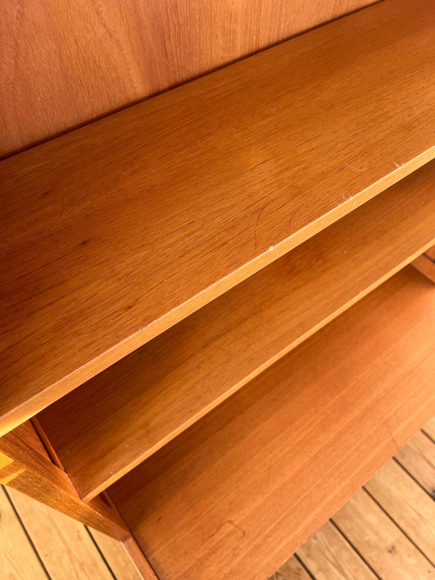 Teak bokhylla 60-tal