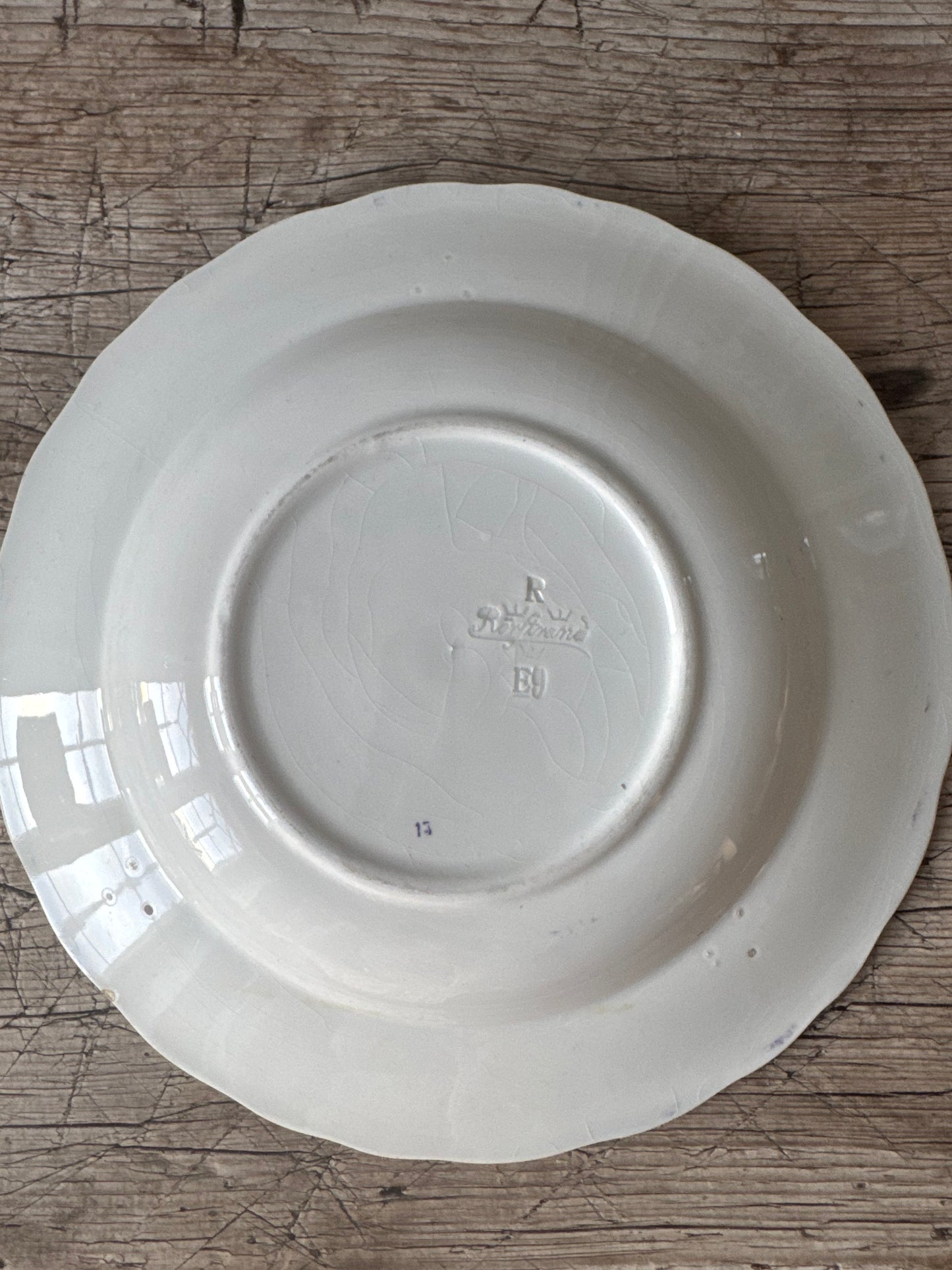 6st lila djupa tallrikar Rörstrand