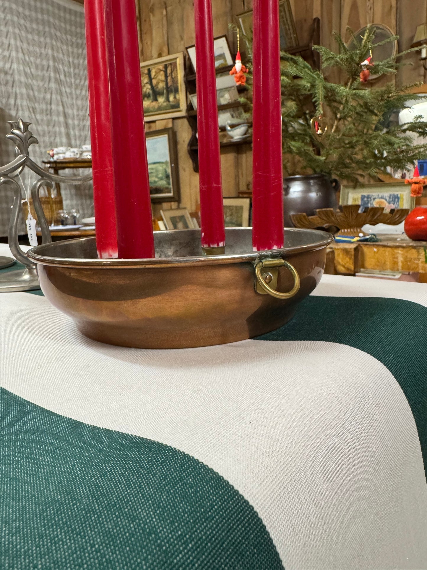 Adventsljusstake, koppar