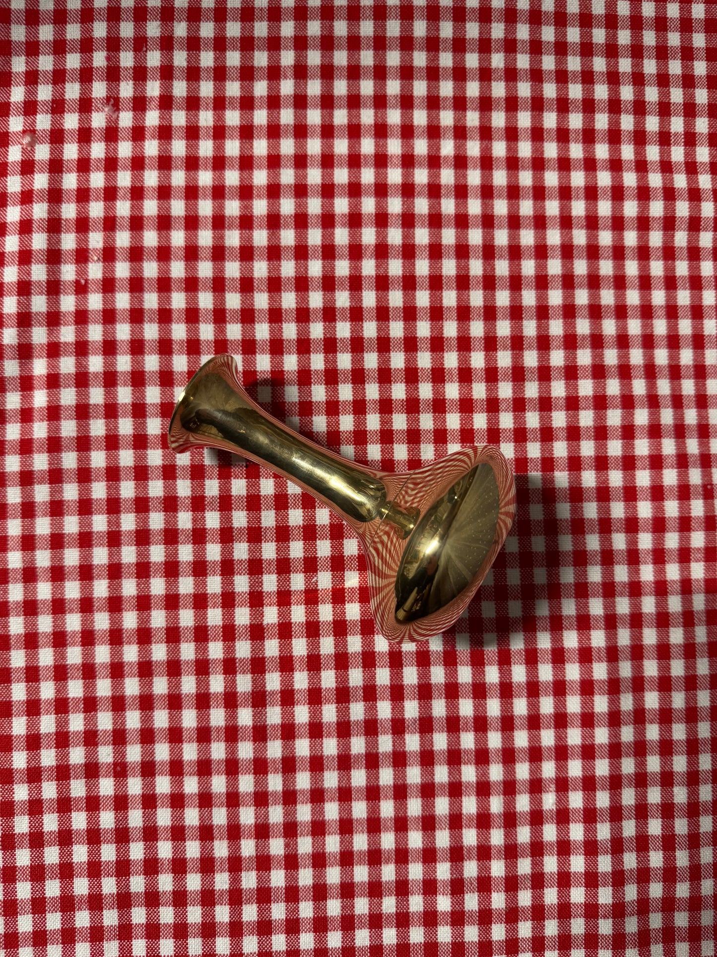 Mindre vas/ ljusstake i mässing