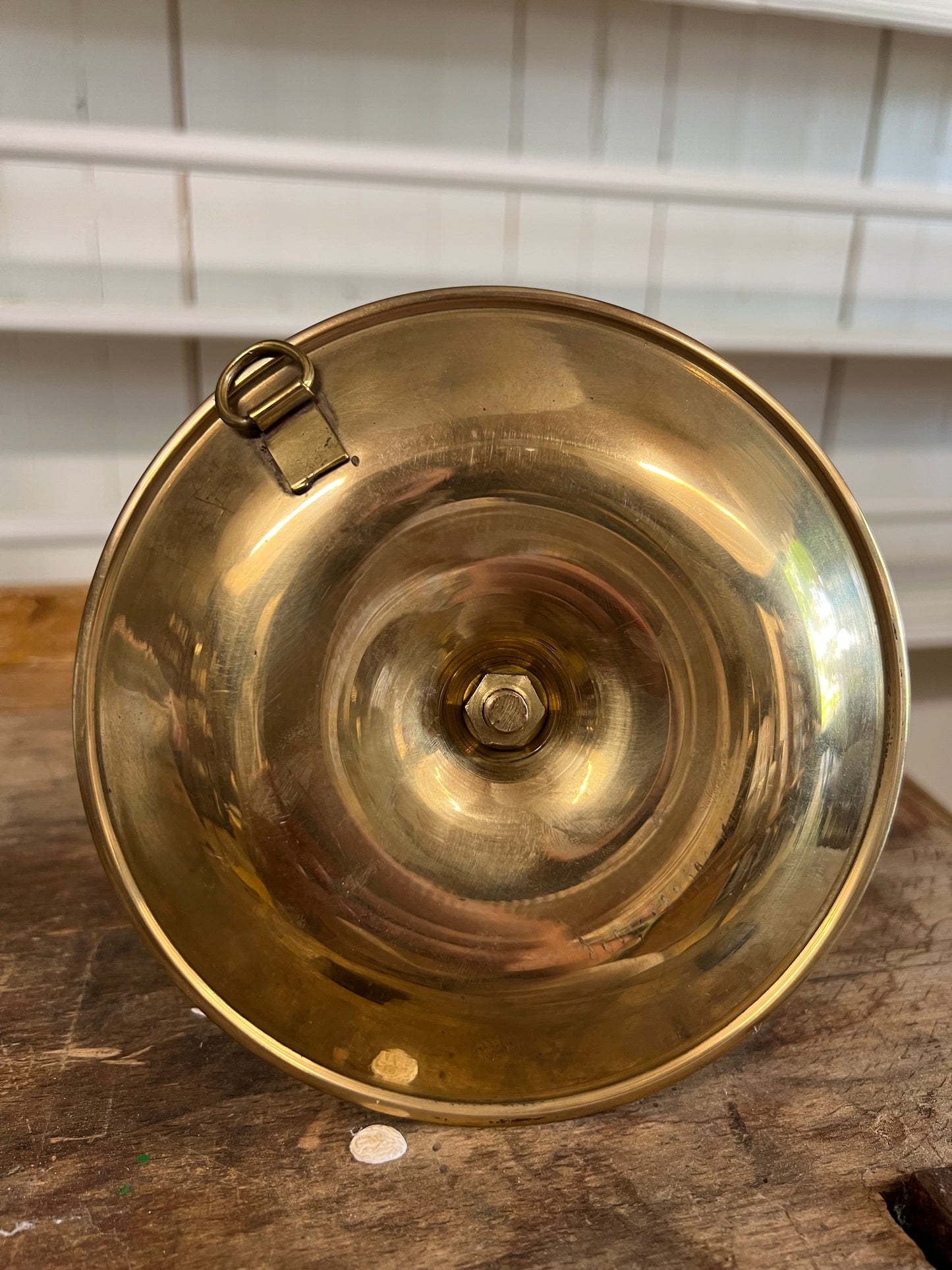 Stor pendel mässingsljusstake för vägg eller bord