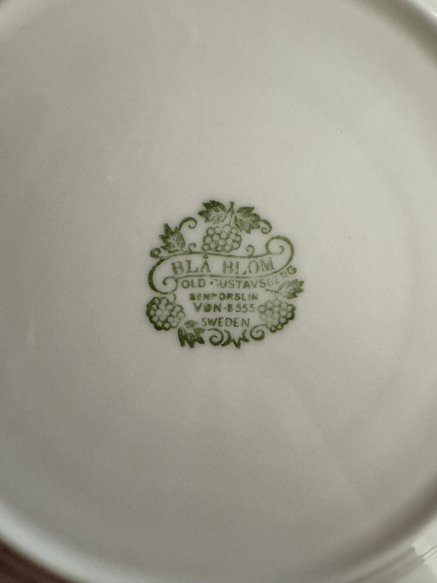 Blå Blom old Gustafsberg assietter, 7st