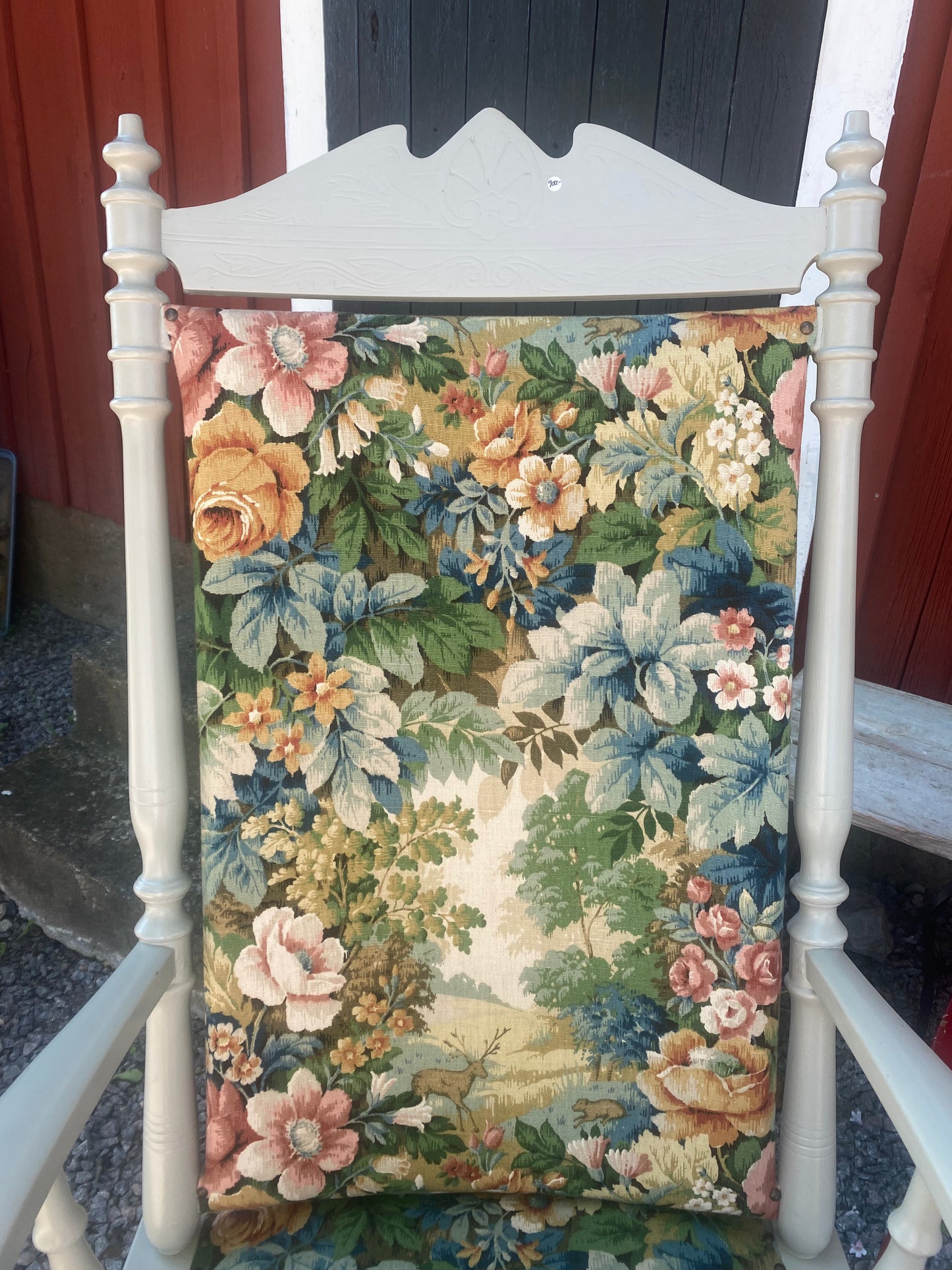 Amerikansk gungstol i otroligt mönster och skick!