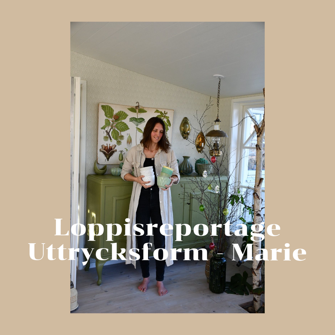 REPORTAGE loppisinspiratör - Marie Kollberg Uttrycksform