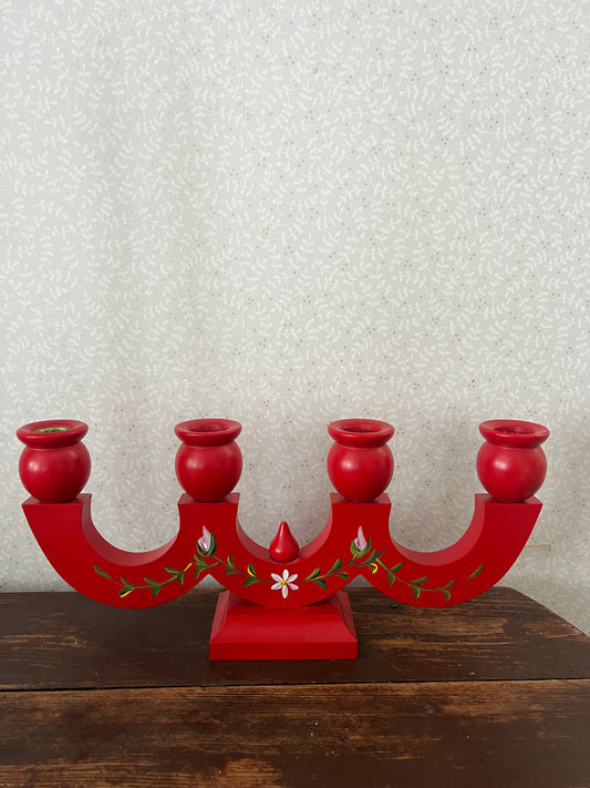 Allmoge adventsljusstake