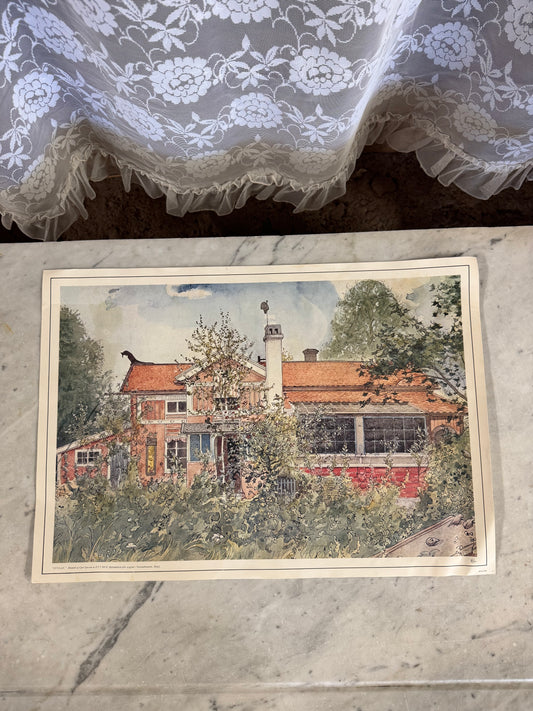 Carl Larsson poster - Stugan Ett hem