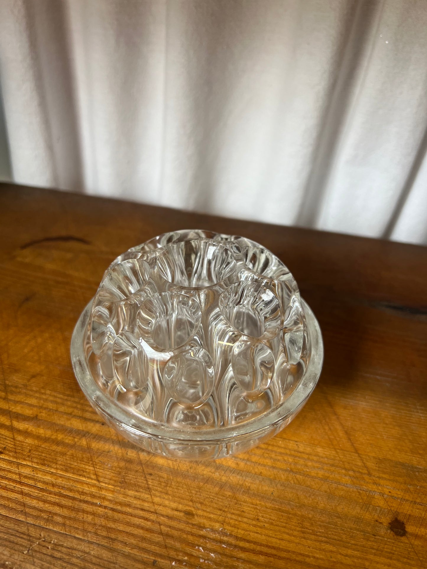 Stor blomsterfakir i glas - ”Ikebana” 19 hål