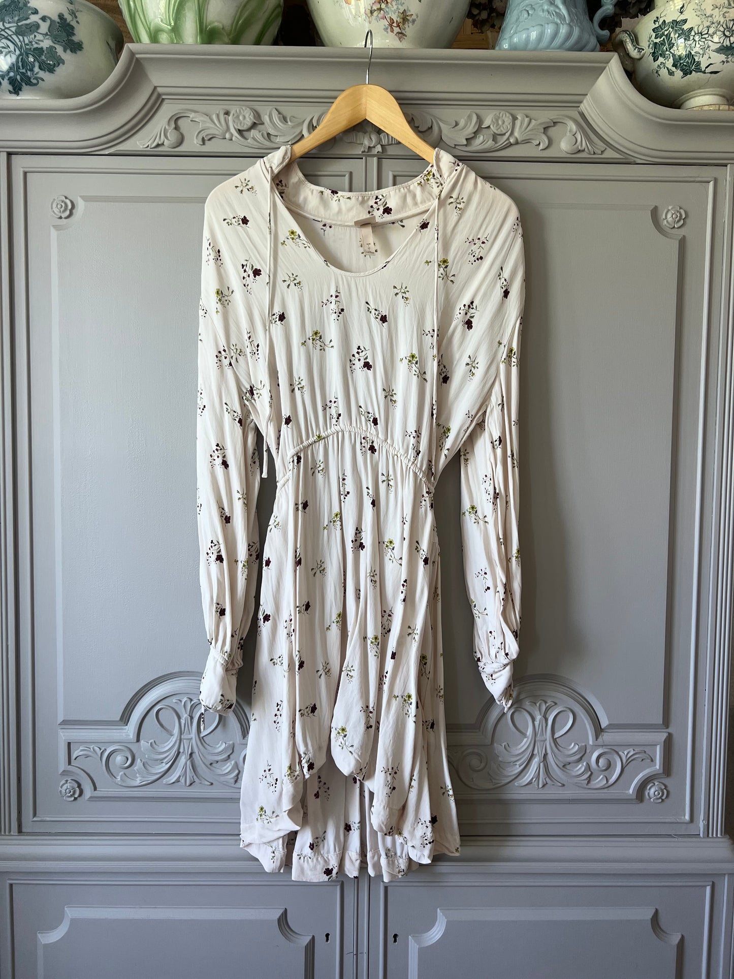 Sommarklänning med blomprint