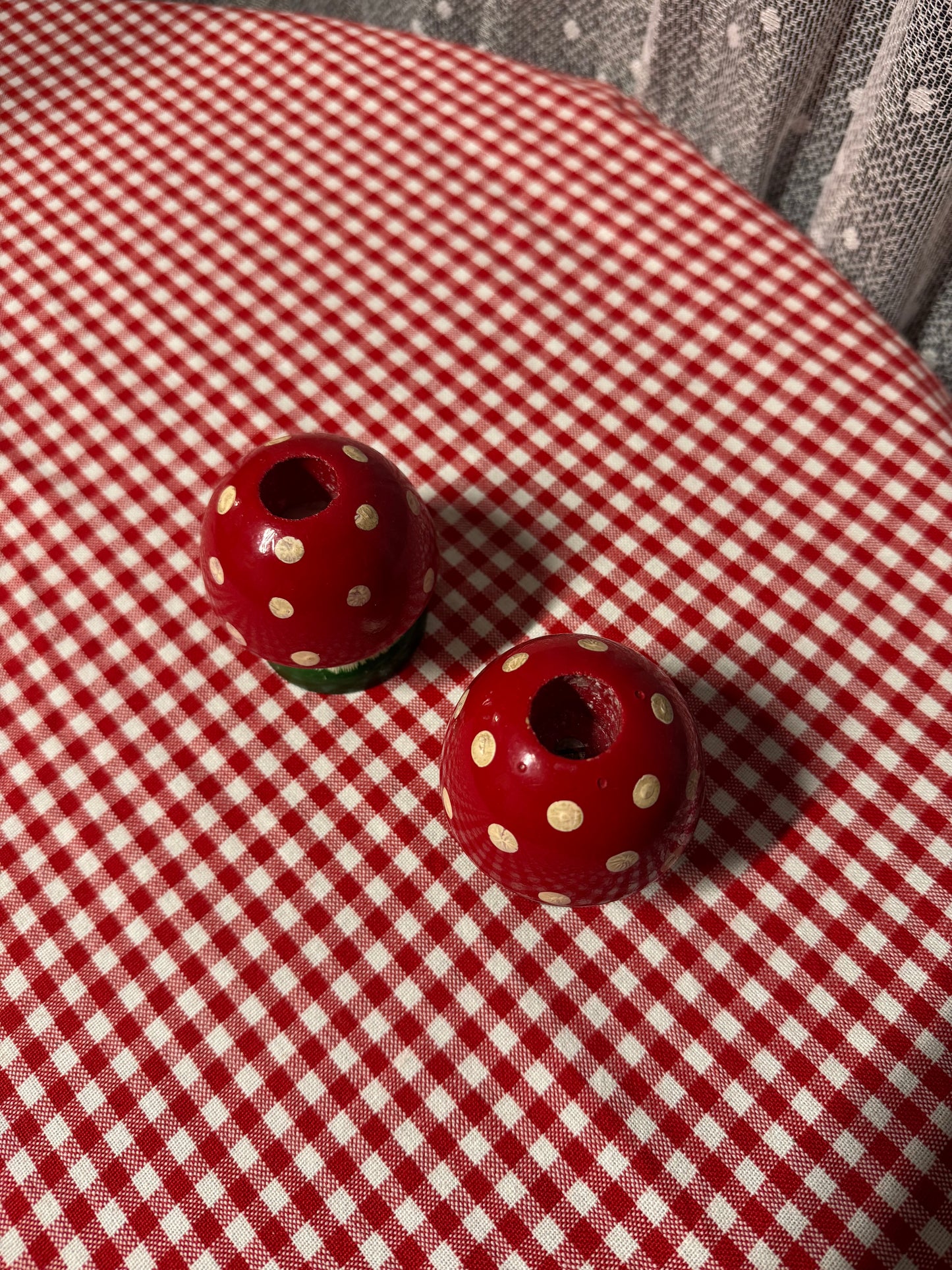 2st ljusstakar flugsvamp för kronljus