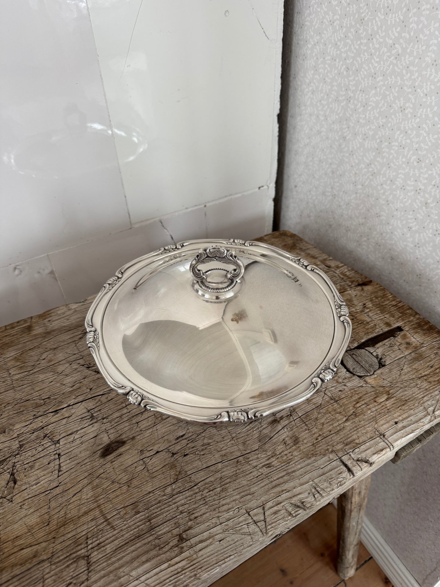 Lockkarott nyrokoko i nysilver - 18/1900-tal