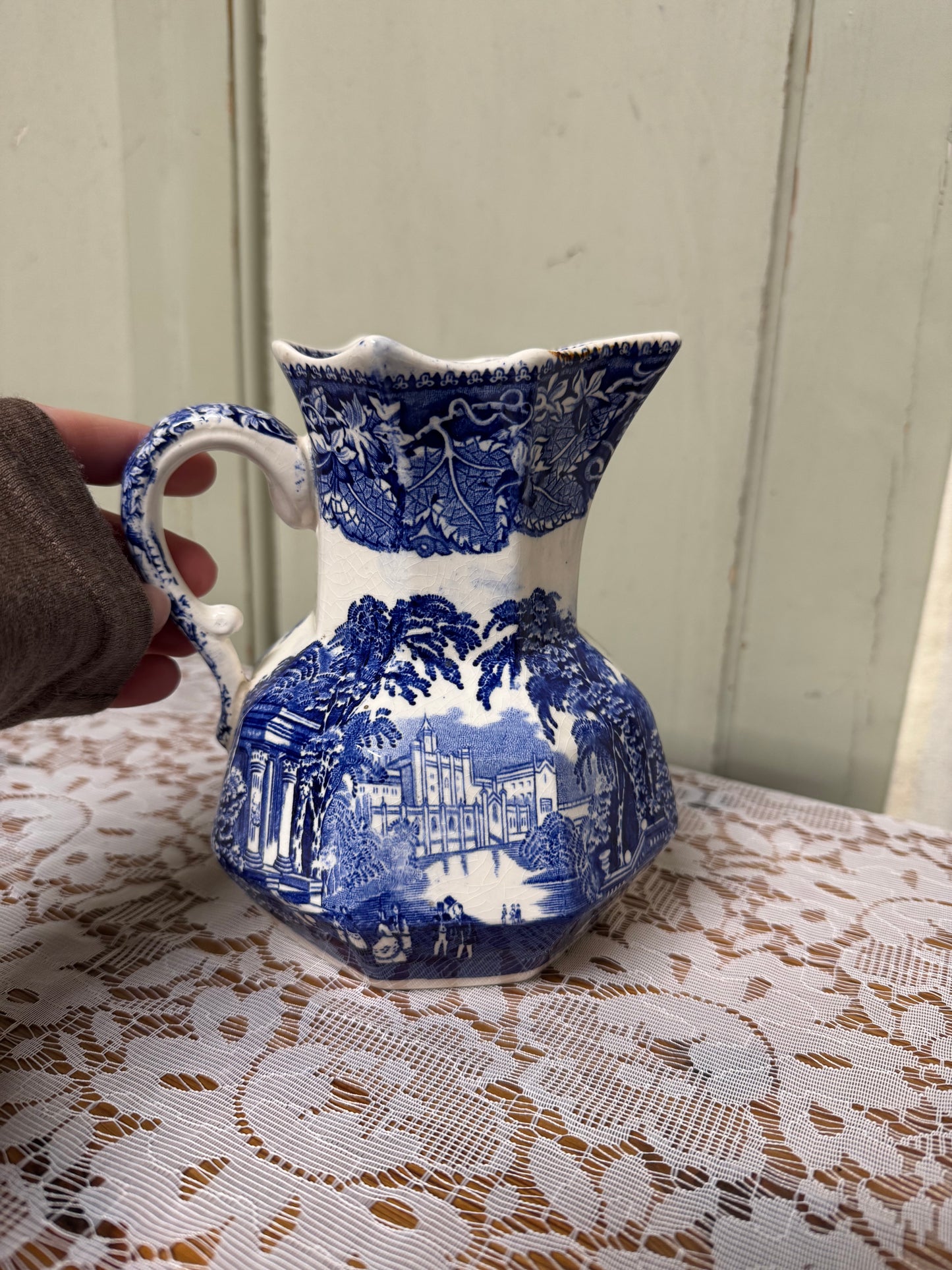 Blåvit kanna MASON’S England