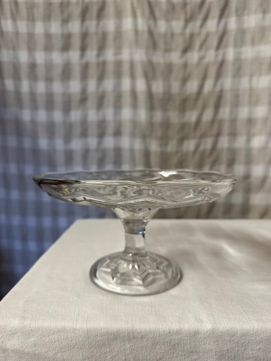 Kakfat på fot i glas