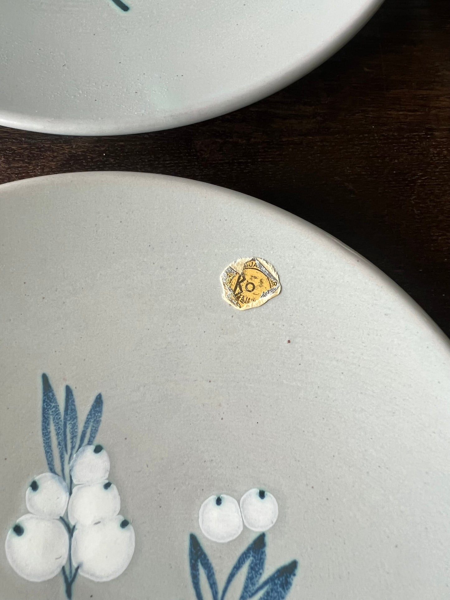 Assietter 6st - Bo Fajans Snöbär signerad BV
