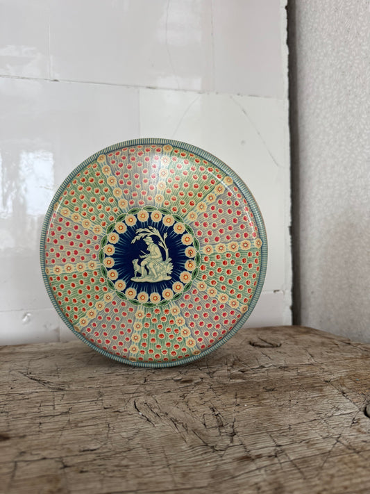 Plåtburk - rund pastell