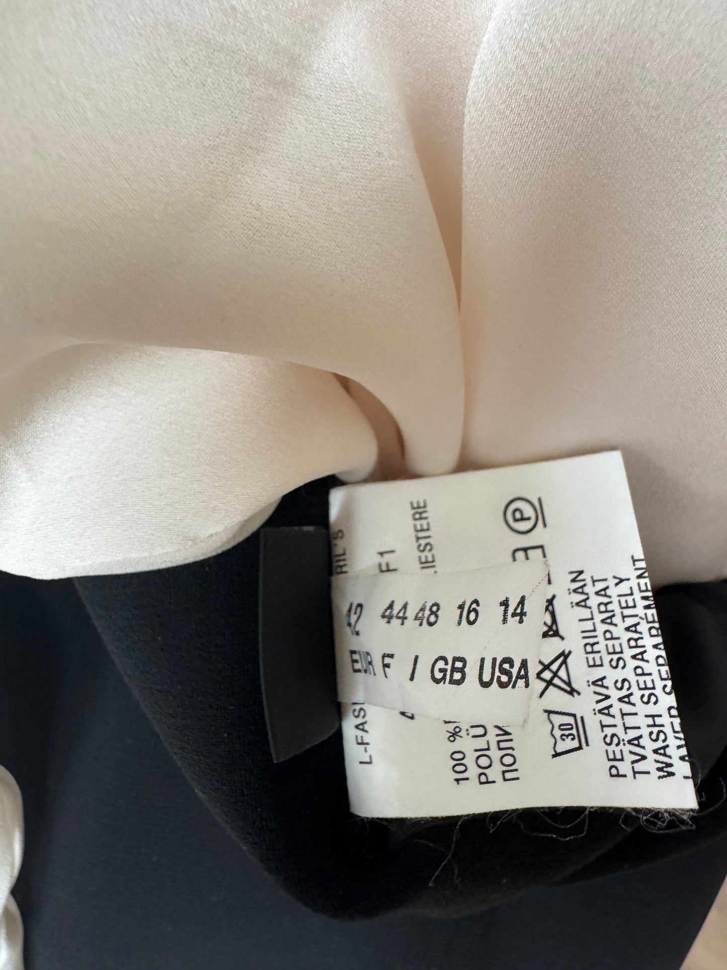 Svart mermaid långkjol