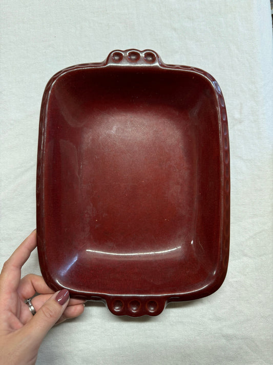 Vinrött fat Höganäs