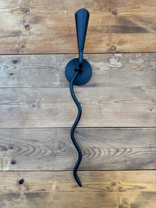 Stor väggljusstake smide