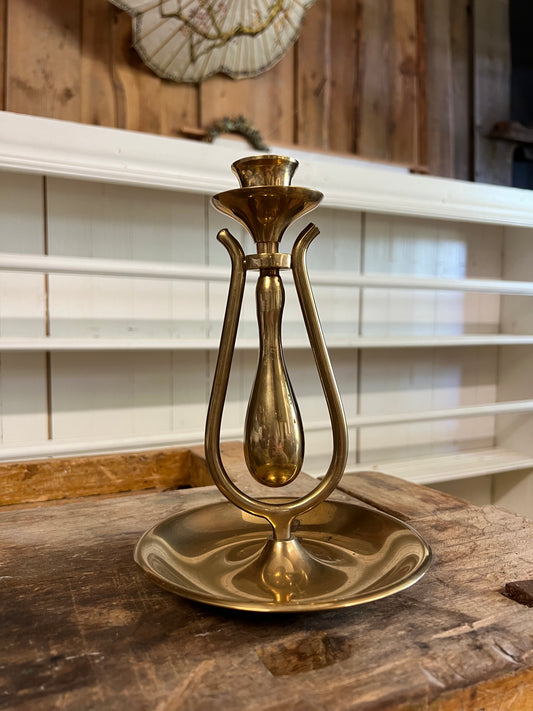 Stor pendel mässingsljusstake för vägg eller bord