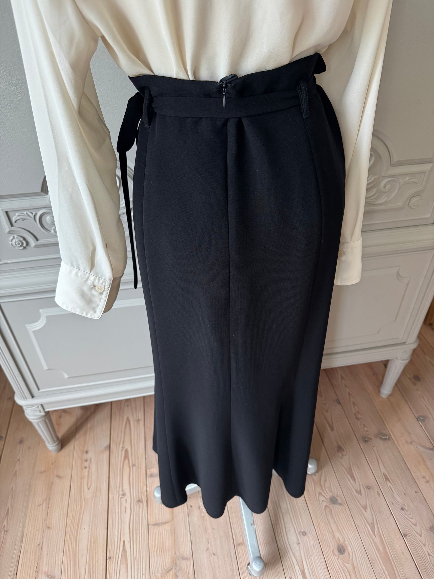 Svart mermaid långkjol