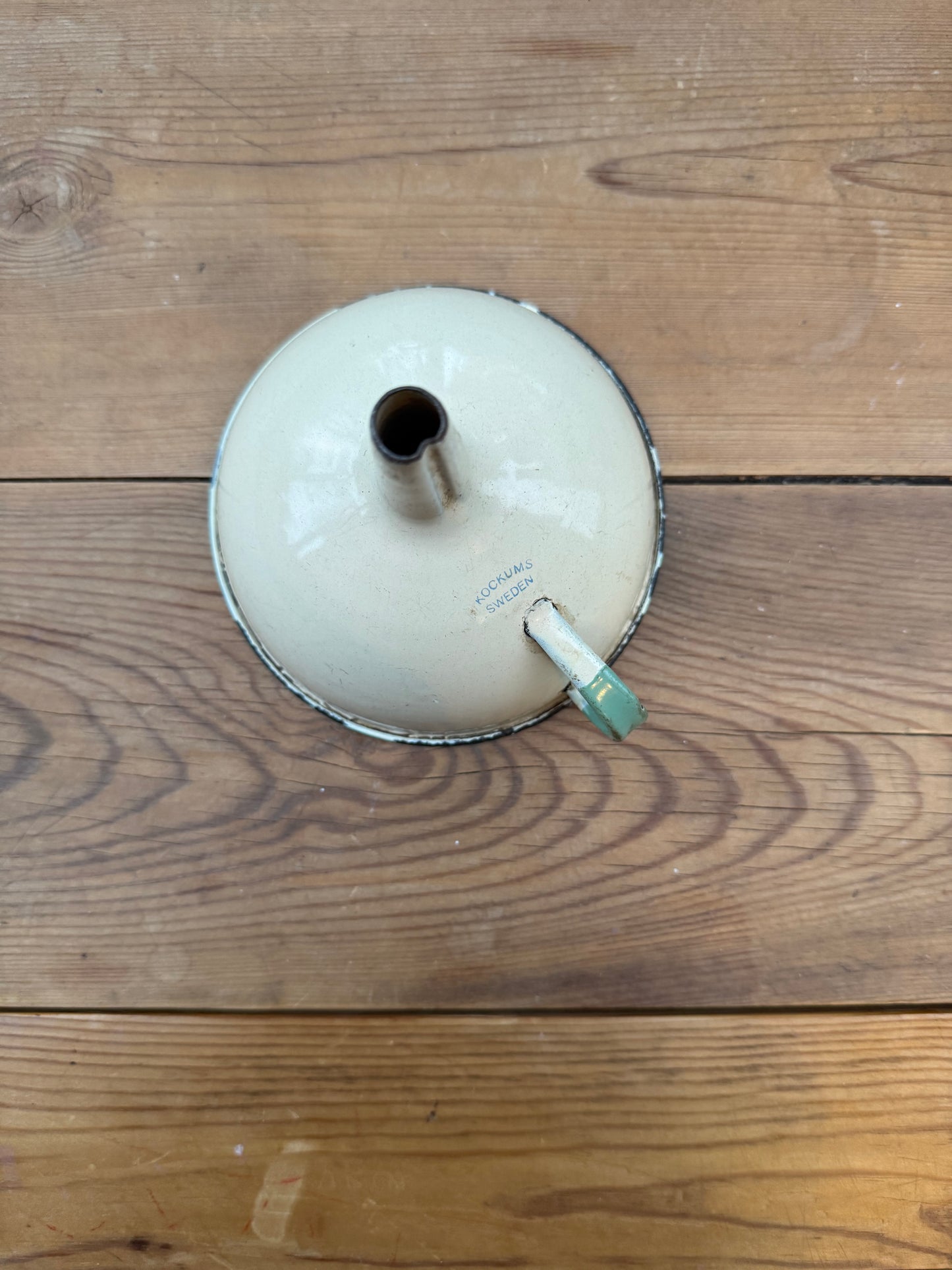 Kockums sweden emalj tratt