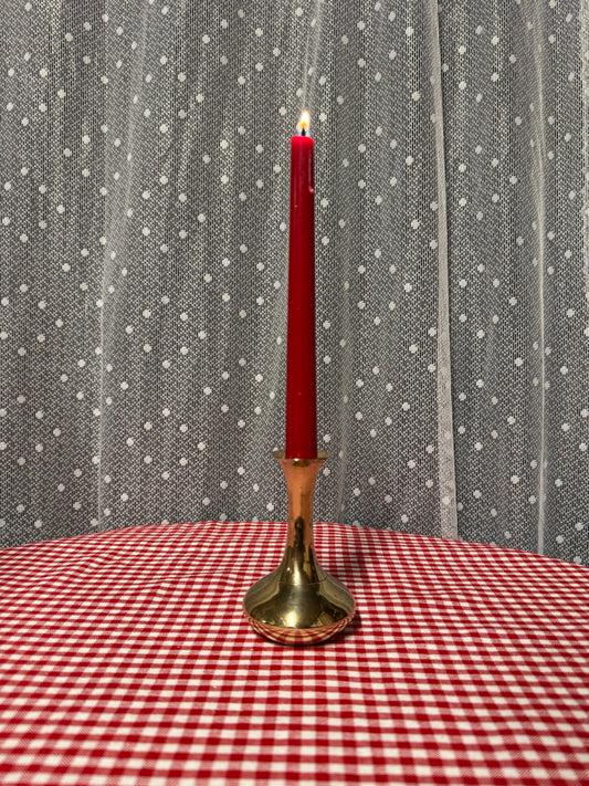 Mindre vas/ ljusstake i mässing