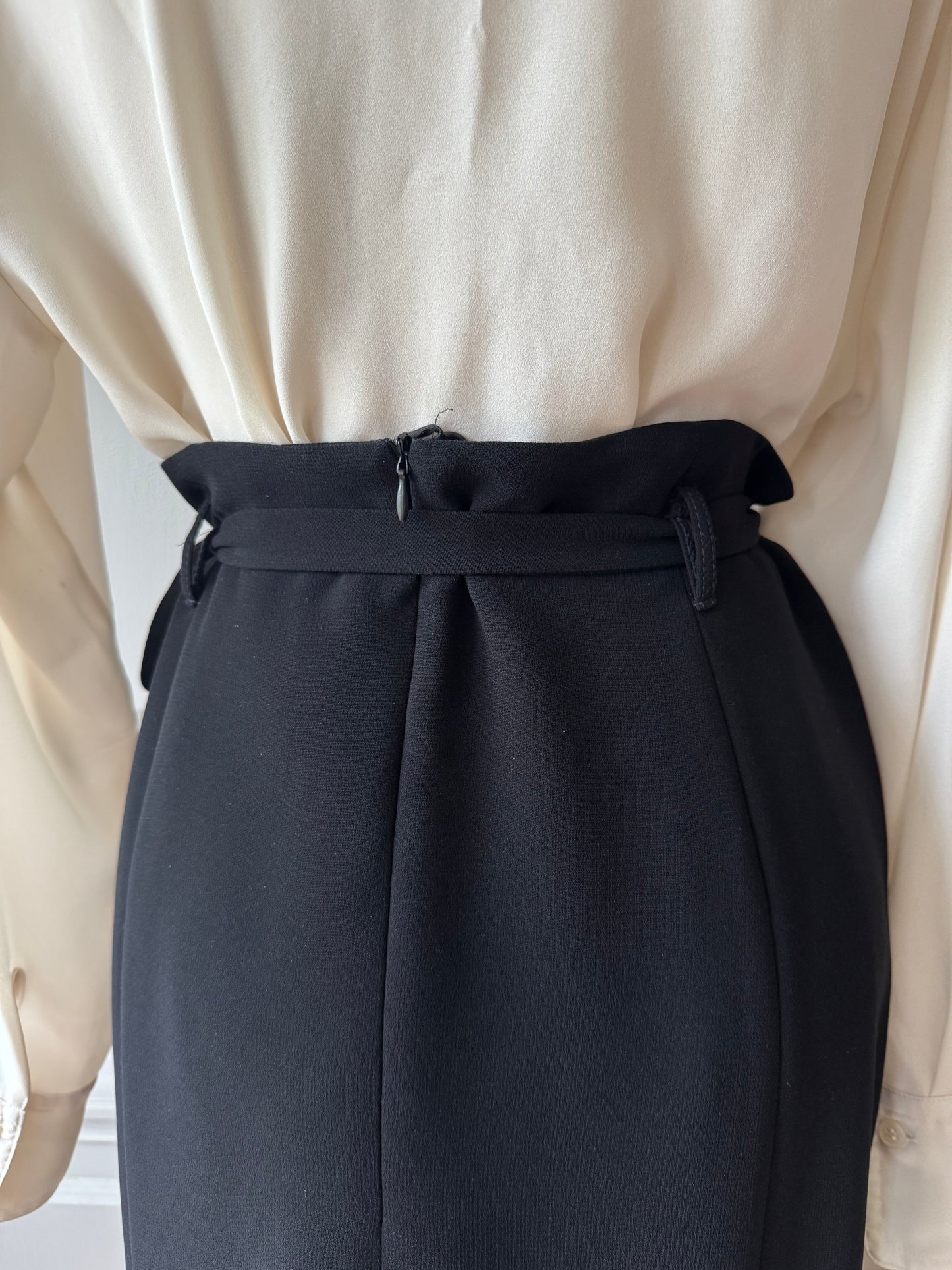 Svart mermaid långkjol