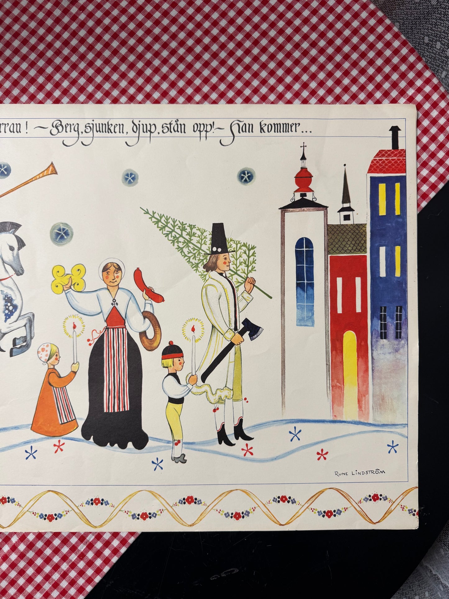 Bonad i papper ADVENT av Rune Lindström