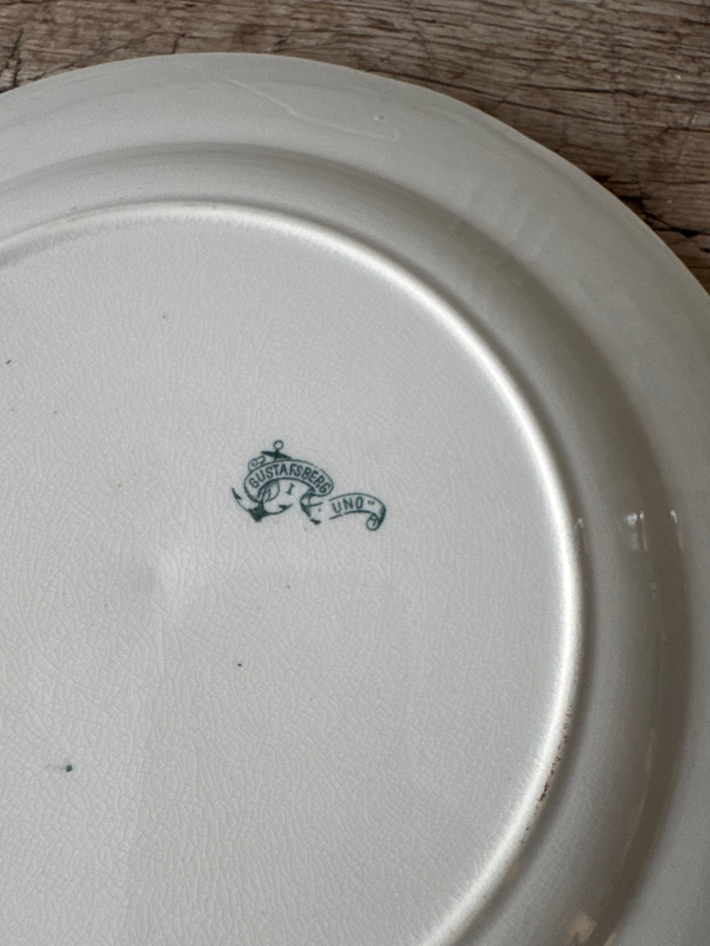 Grön mattallrik Juno