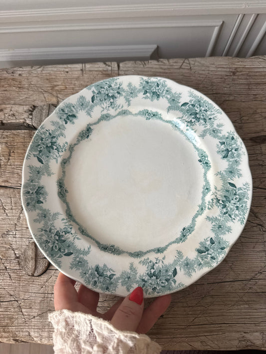 Grön mattallrik Juno