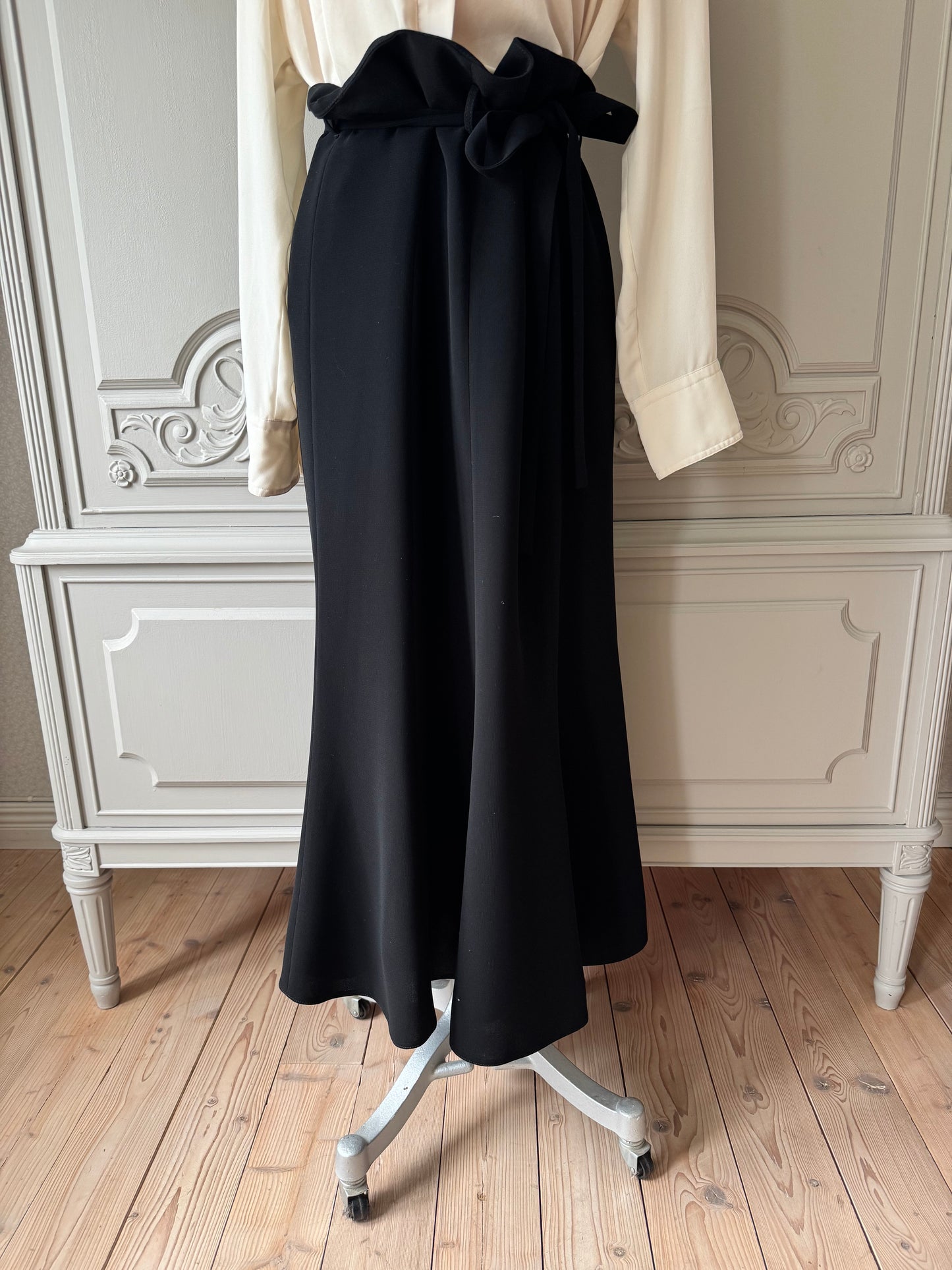 Svart mermaid långkjol