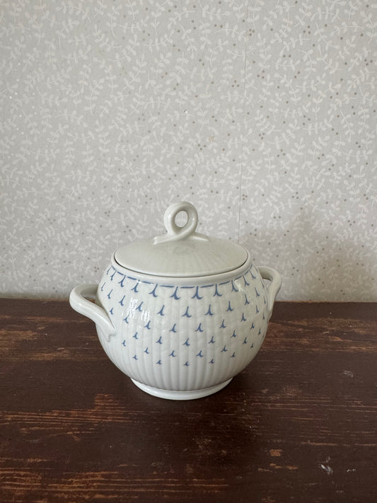 Sockerskål, Blå vinge Rörstrand