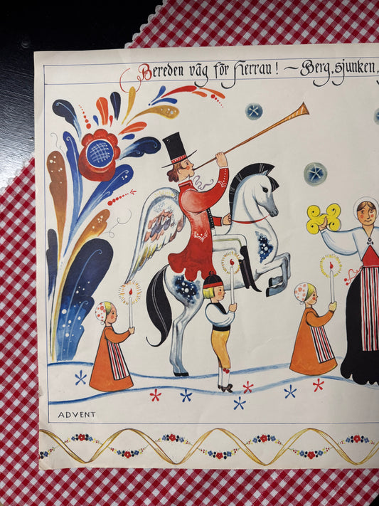 Bonad i papper ADVENT av Rune Lindström