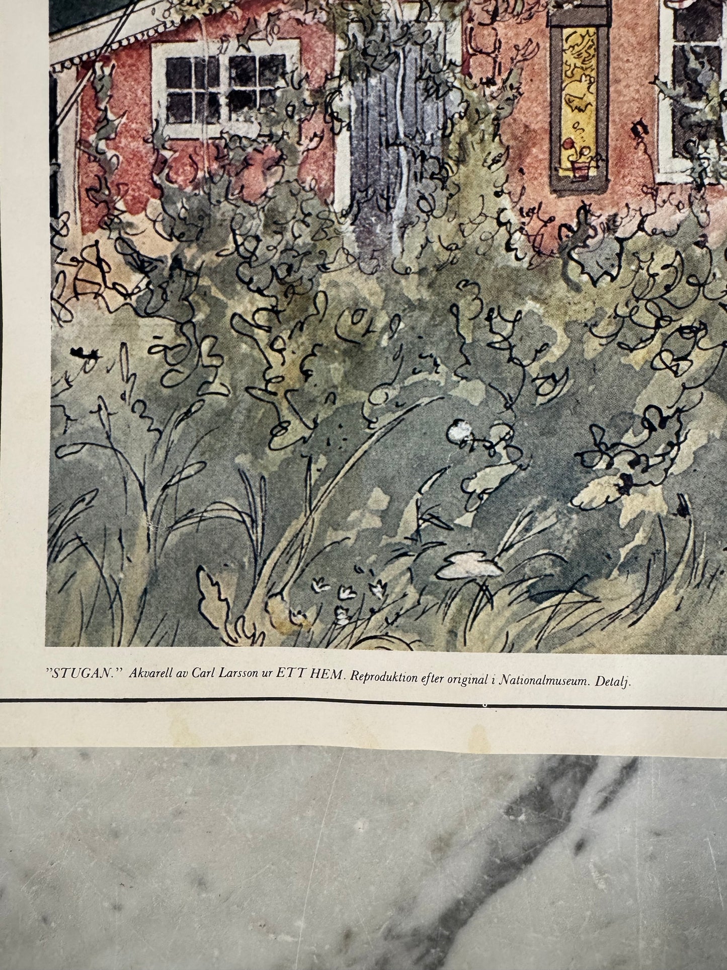 Carl Larsson poster - Stugan Ett hem