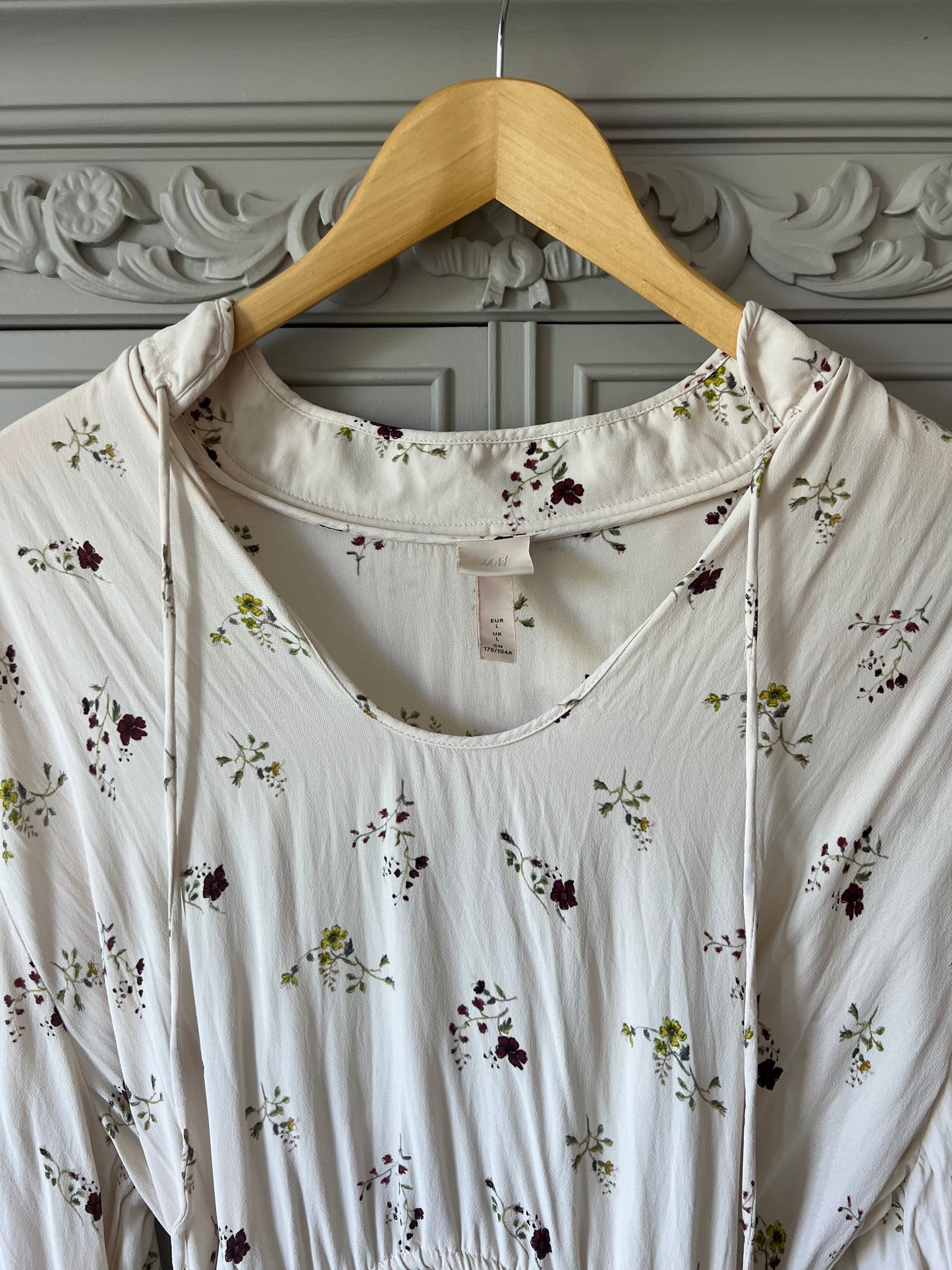 Sommarklänning med blomprint