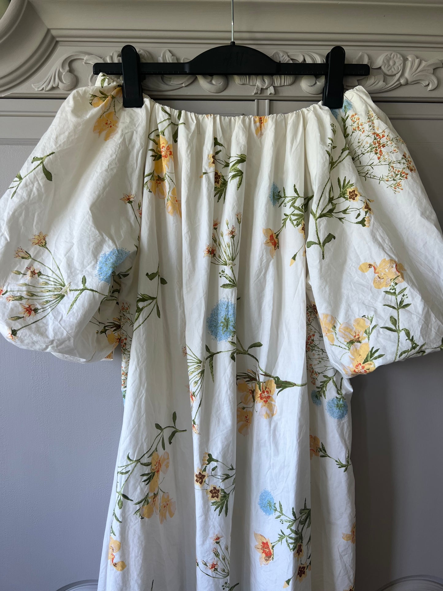 Singoallaklänning med blomprint