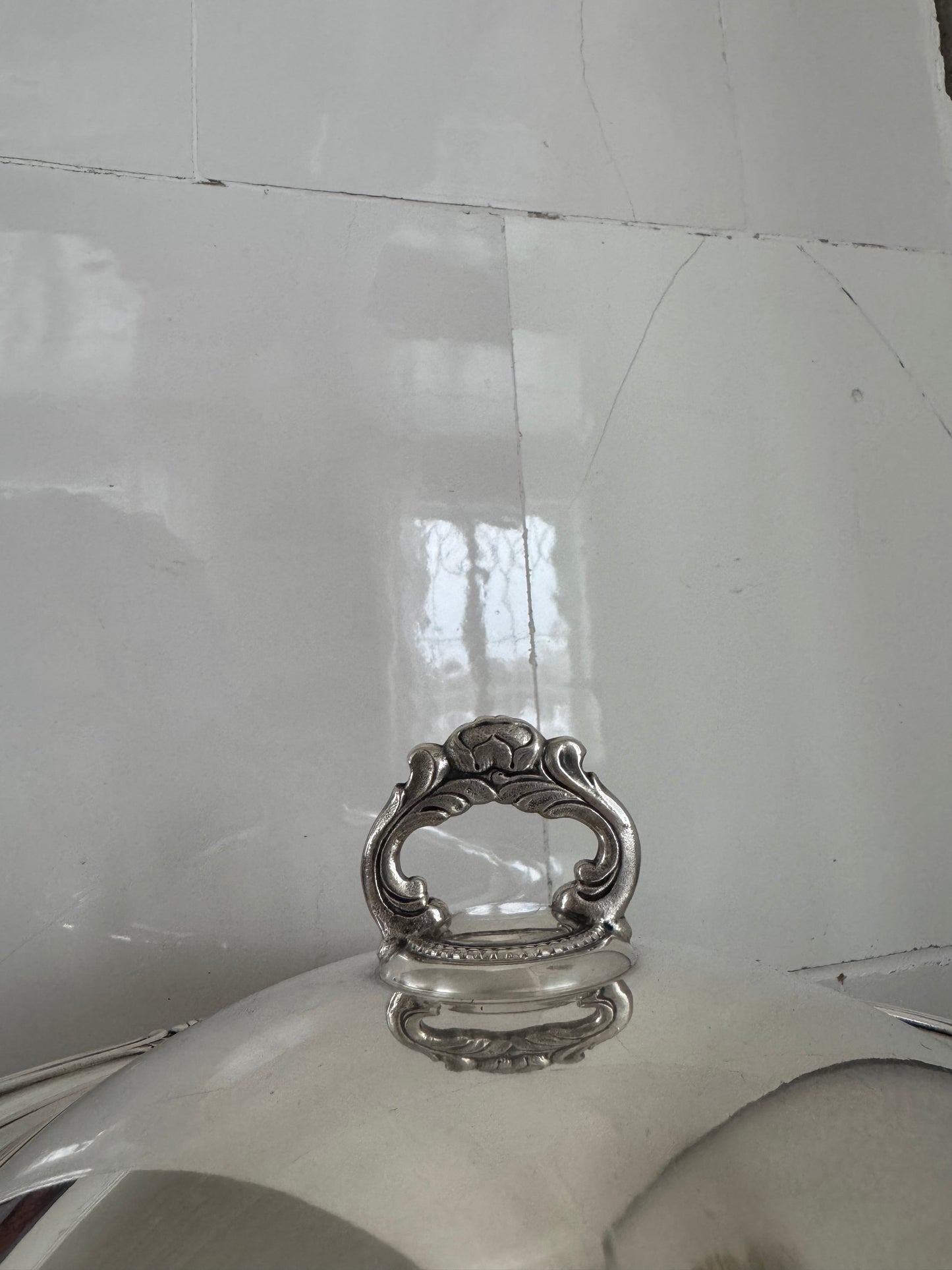 Lockkarott nyrokoko i nysilver - 18/1900-tal