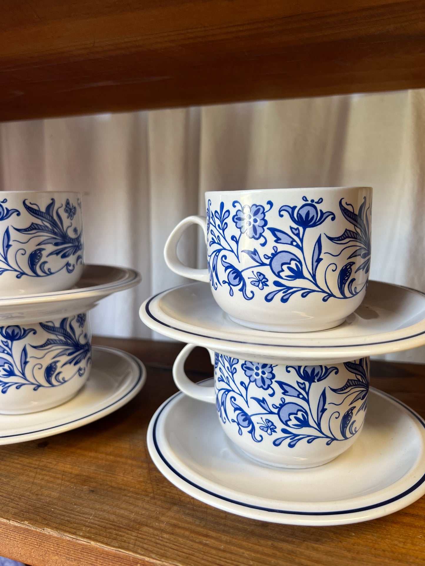 4st kaffekoppar med fat - ANNABURG