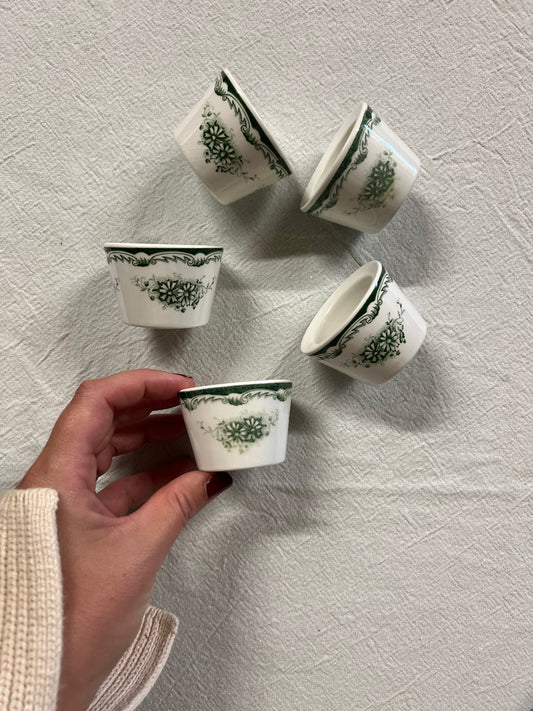 5st äggkoppar - GRÖN ANNA Rörstrand