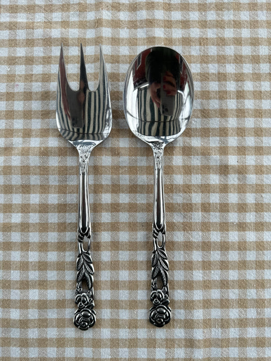 Salladsbestick rosor