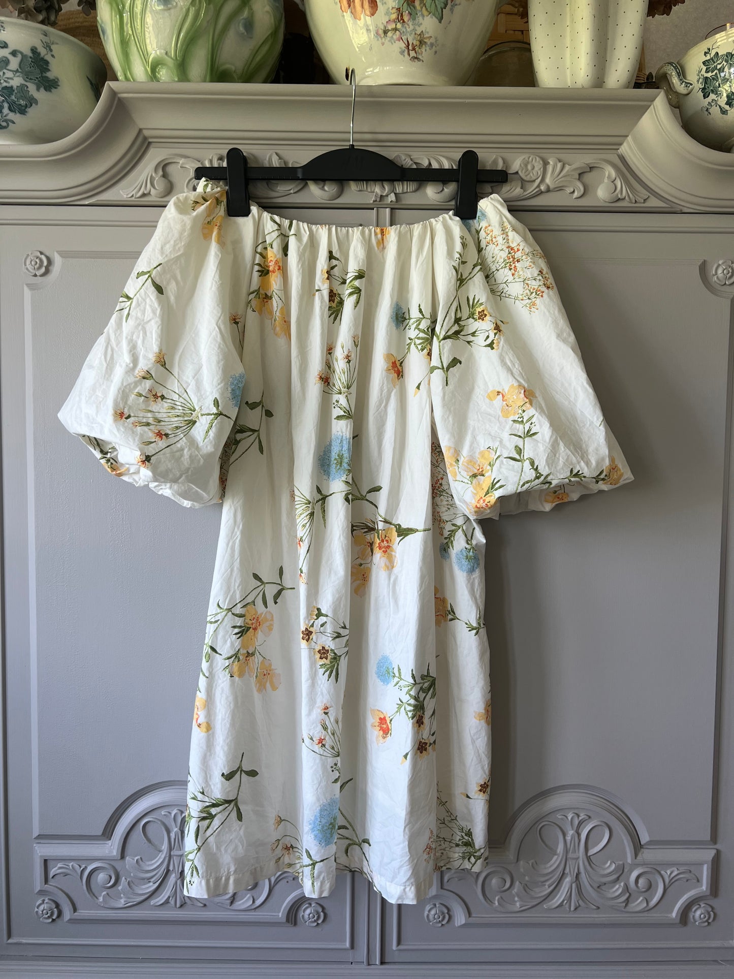 Singoallaklänning med blomprint