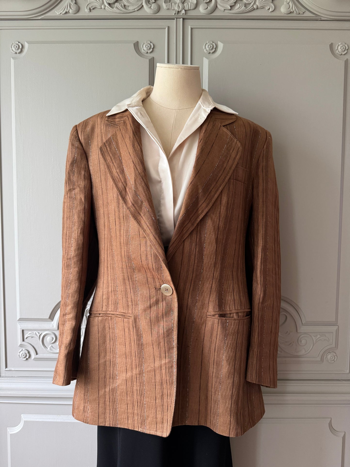 Brun kavaj - vintage Egale Paris