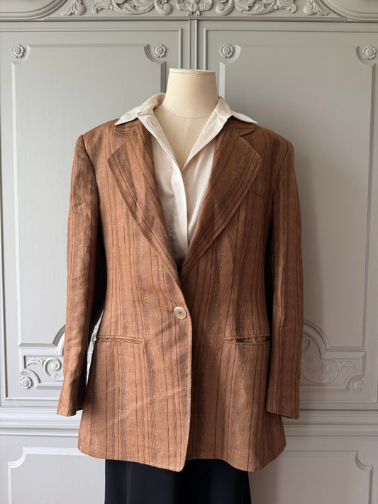 Brun kavaj - vintage Egale Paris