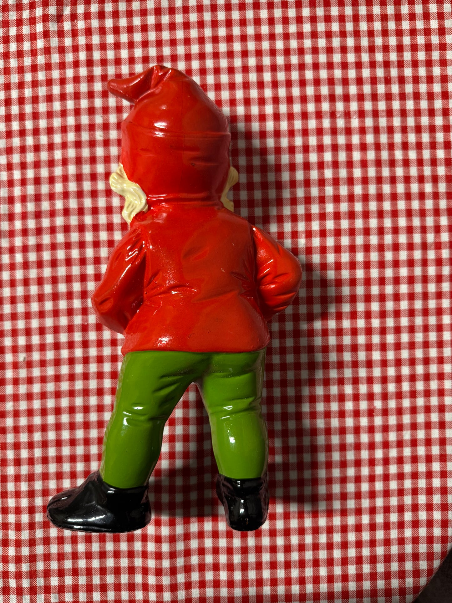 Äldre stor tomte i porslin