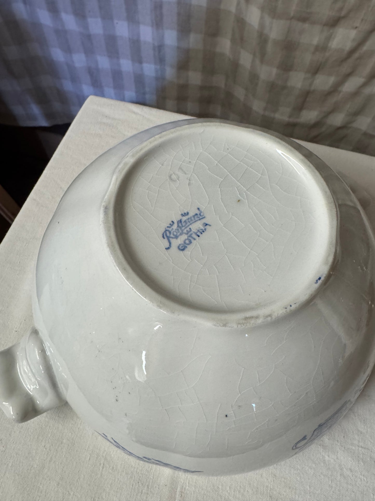 Äldre terrin i flintgods från Rörstrand, GOTHIA